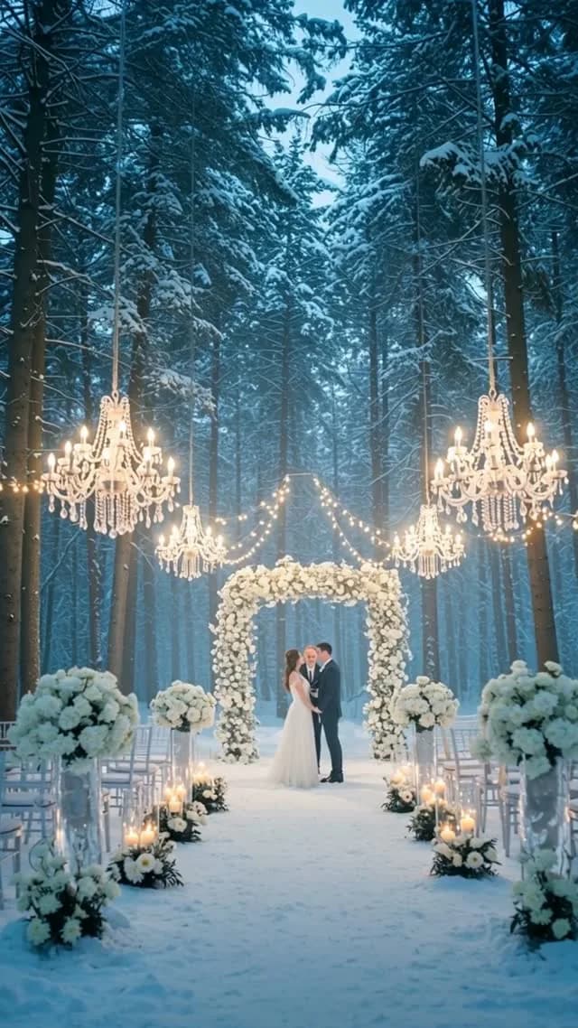 Snow Fairytale theme poster