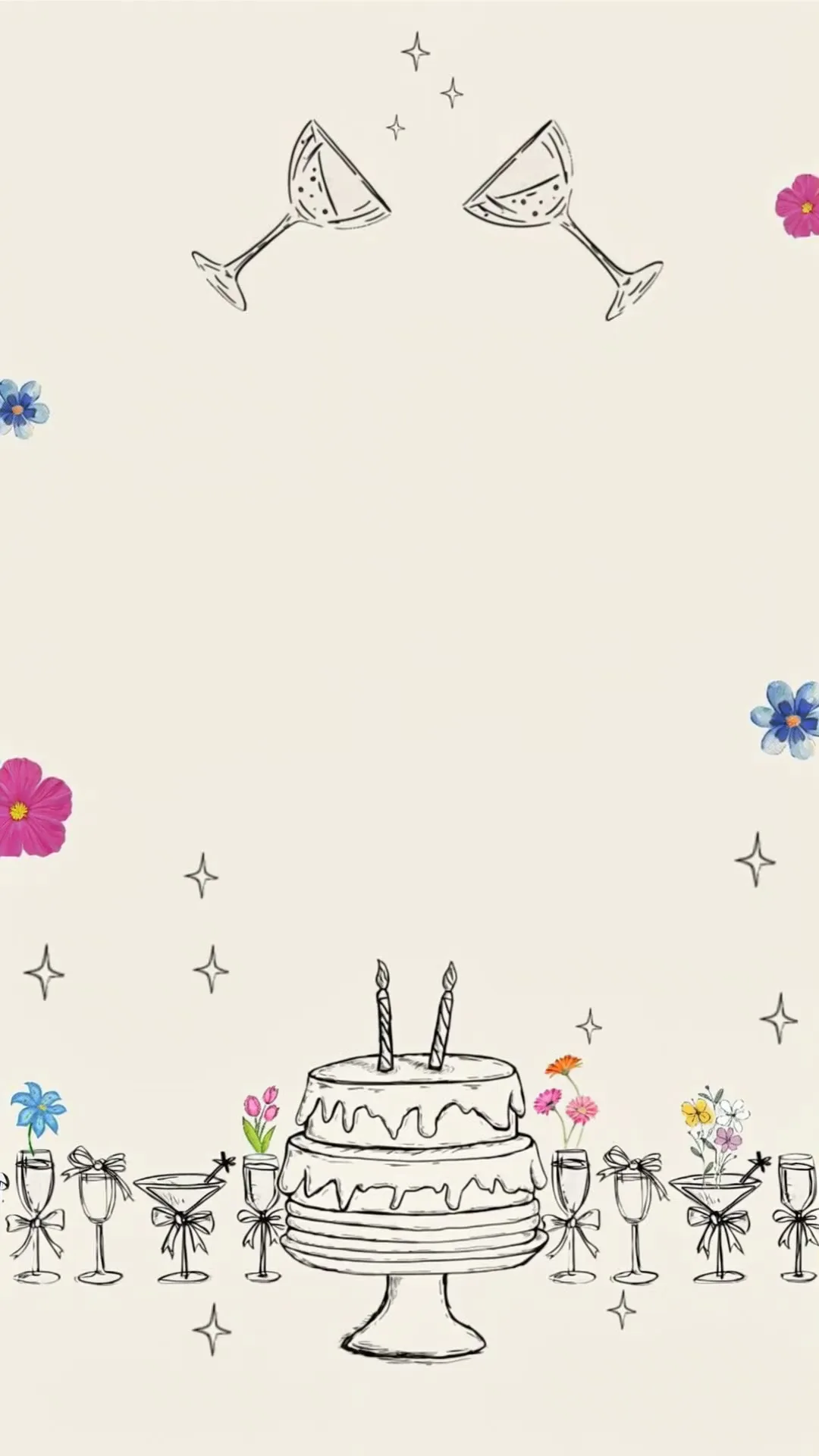 Birthday Candles theme poster