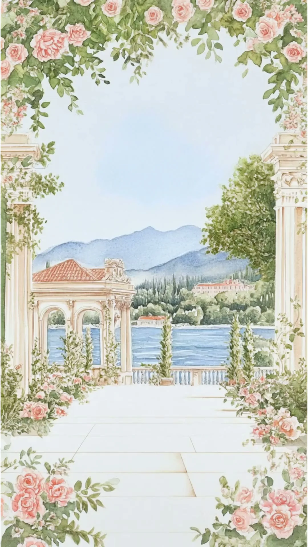 Seaview Balcony theme poster